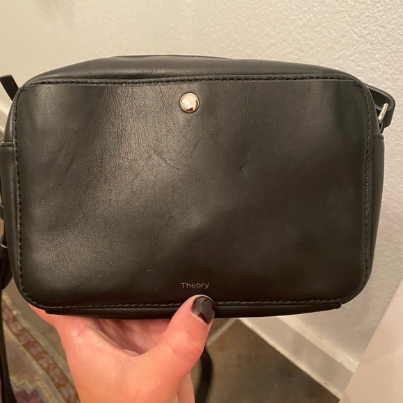 Theory Black Crossbody Bag - Picture 6 of 8